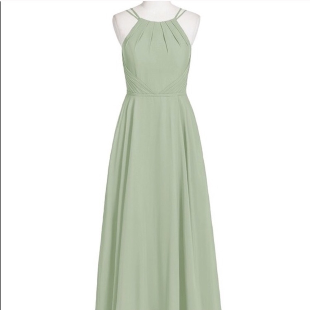 Melinda Dusty Sage Bridesmaid Gown